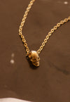 mini calavera necklace
