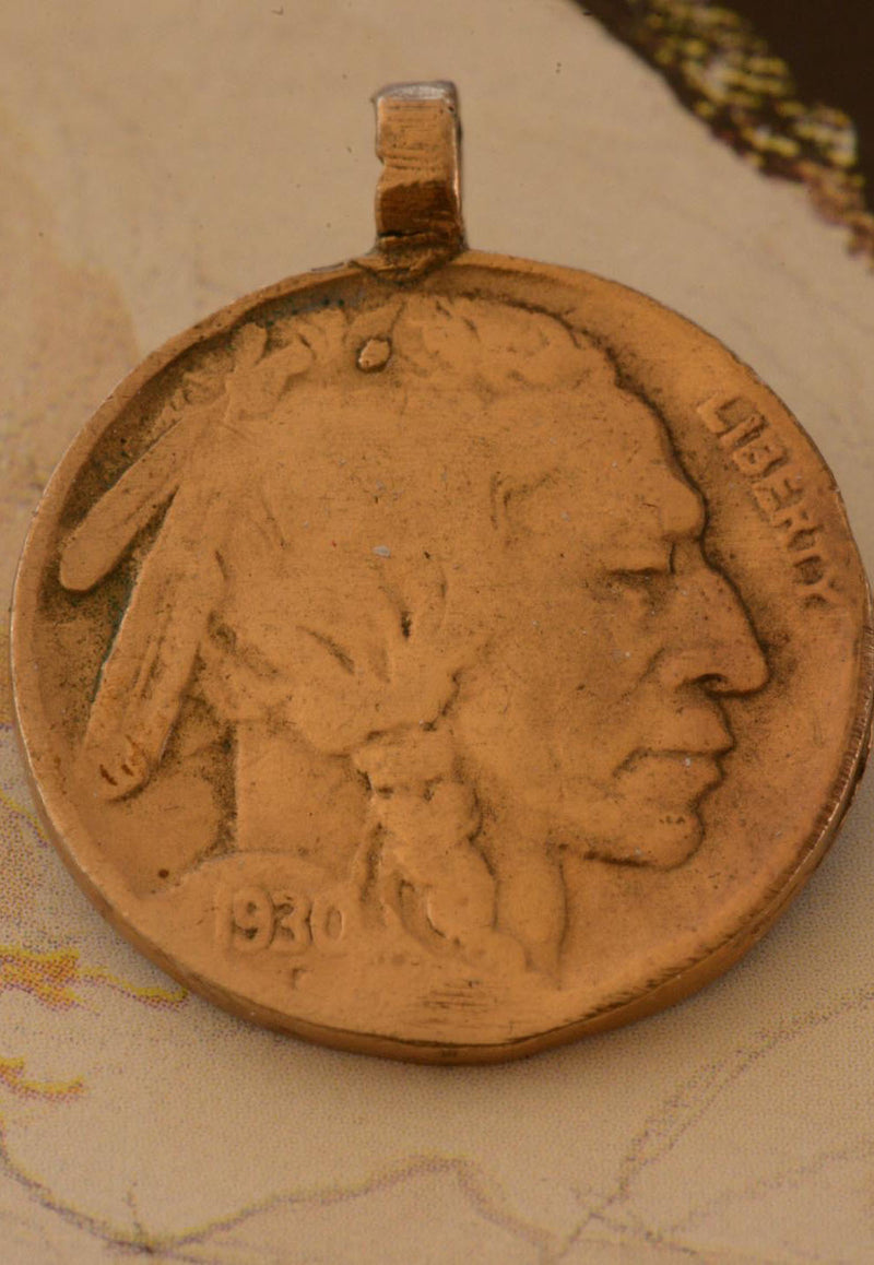 Buffalo Nickel - pendant only