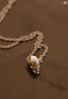 mini calavera necklace