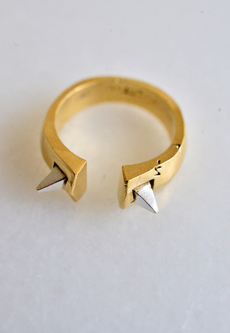 Spiked open ring