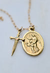 The immortal one and st Gabriel necklace